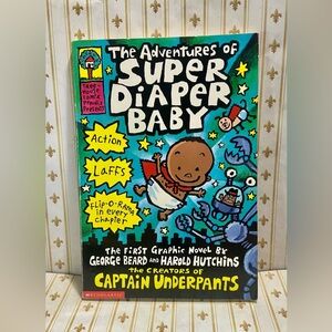📚 3/$15 The Adventures of Super Diaper Baby Graphic Novel